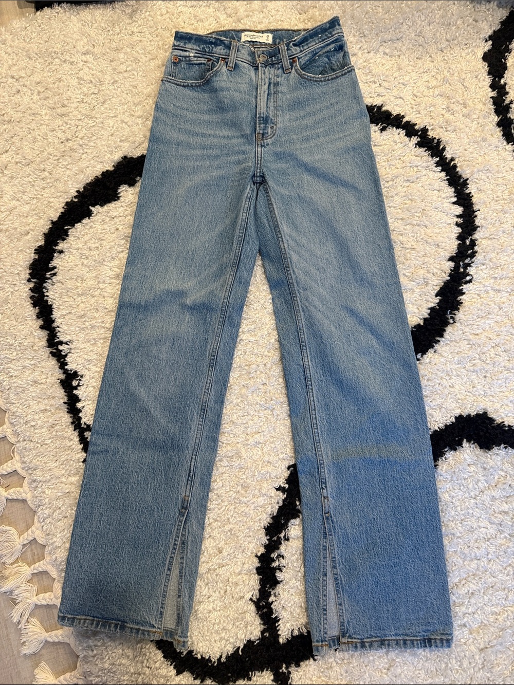 Abercrombie & Fitch the 90’s relaxed Jean high rise - Medium Blue - size 25 long